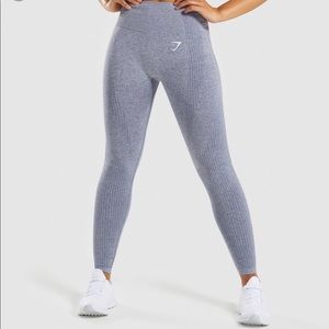 Gymshark Pants - Gymshark vital seamless legging - Blue steel marl Gymshark Pants - Gymshark vital seamless legging - Blue steel marl